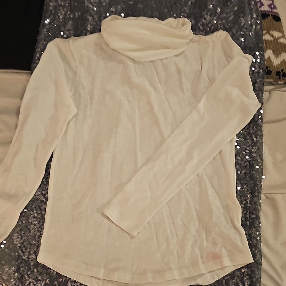 Madewell White‎ Turtleneck Shirt XXS